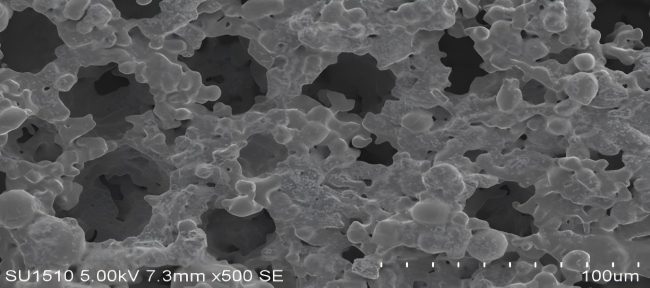 Sintered Metal Powder Pore Architecture | NAVI Titanium Sintered Metal Powder Pore Architecture | NAVI Titanium